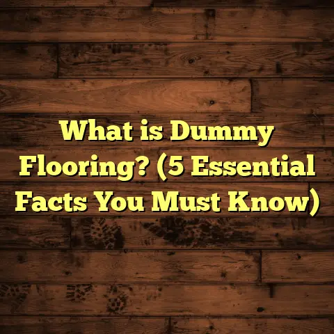 What is Dummy Flooring? (5 Essential Facts You Must Know)