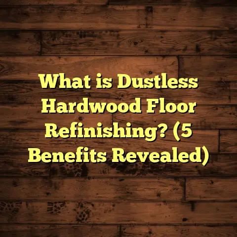 What is Dustless Hardwood Floor Refinishing? (5 Benefits Revealed)