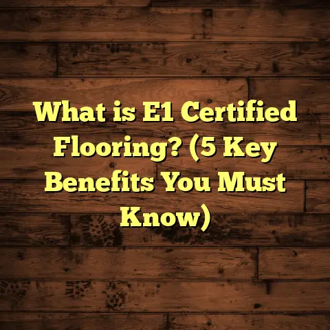 What is E1 Certified Flooring? (5 Key Benefits You Must Know)
