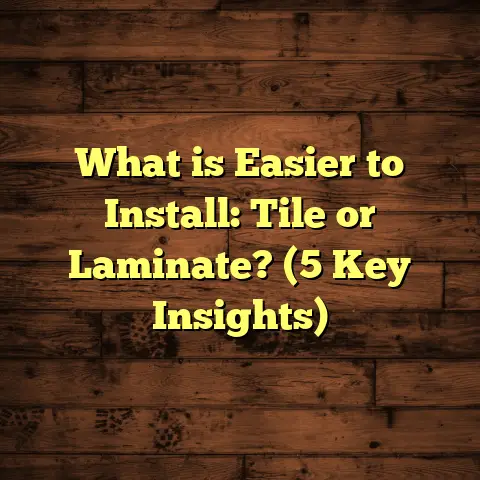 What is Easier to Install: Tile or Laminate? (5 Key Insights)