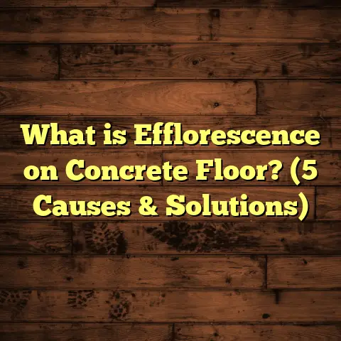 What is Efflorescence on Concrete Floor? (5 Causes & Solutions)