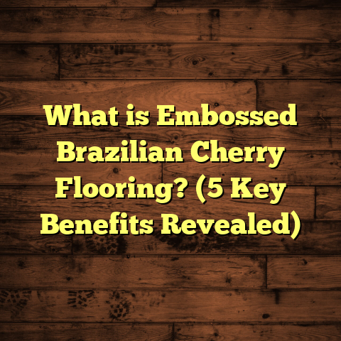 What is Embossed Brazilian Cherry Flooring? (5 Key Benefits Revealed)