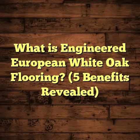 What is Engineered European White Oak Flooring? (5 Benefits Revealed)