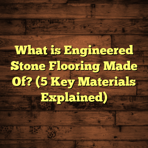 What is Engineered Stone Flooring Made Of? (5 Key Materials Explained)