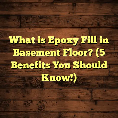 What is Epoxy Fill in Basement Floor? (5 Benefits You Should Know!)