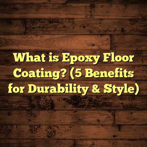 What is Epoxy Floor Coating? (5 Benefits for Durability & Style)