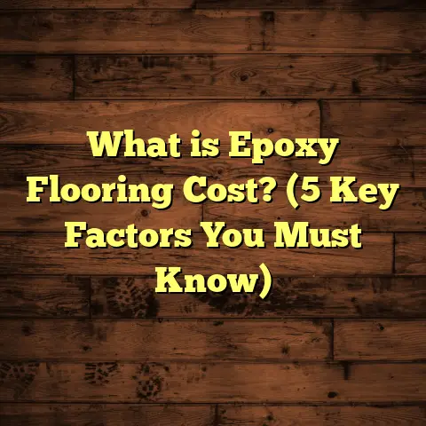 What is Epoxy Flooring Cost? (5 Key Factors You Must Know)
