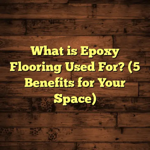 What is Epoxy Flooring Used For? (5 Benefits for Your Space)