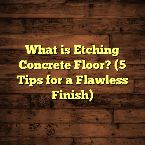 What is Etching Concrete Floor? (5 Tips for a Flawless Finish)