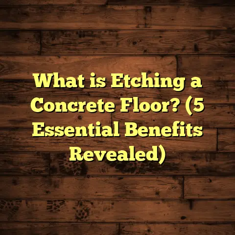 What is Etching a Concrete Floor? (5 Essential Benefits Revealed)