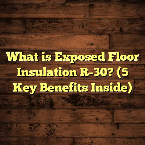 What is Exposed Floor Insulation R-30? (5 Key Benefits Inside)