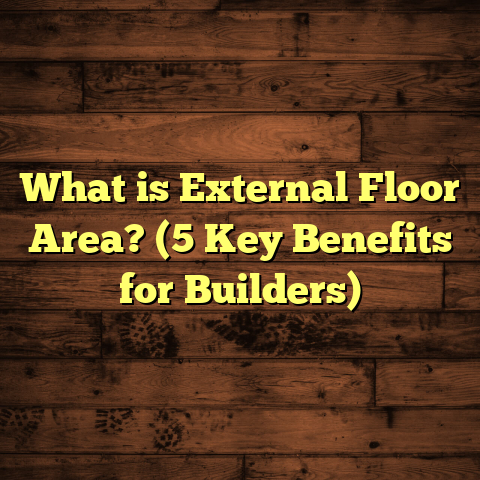 What is External Floor Area? (5 Key Benefits for Builders)