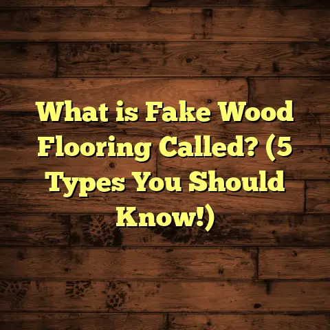 What is Fake Wood Flooring Called? (5 Types You Should Know!)