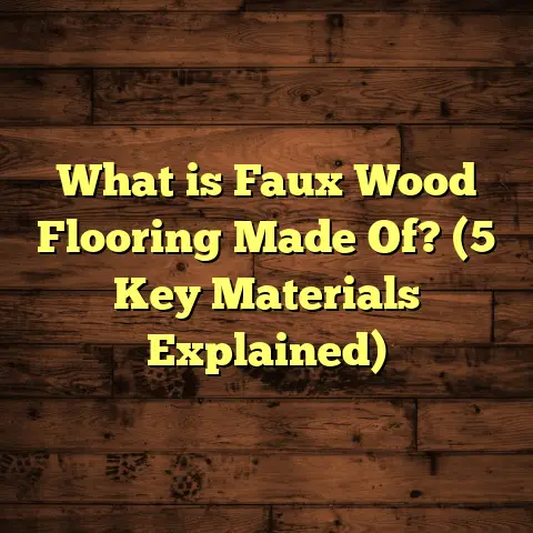 What is Faux Wood Flooring Made Of? (5 Key Materials Explained)
