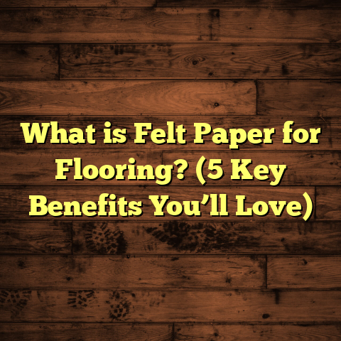 What is Felt Paper for Flooring? (5 Key Benefits You’ll Love)