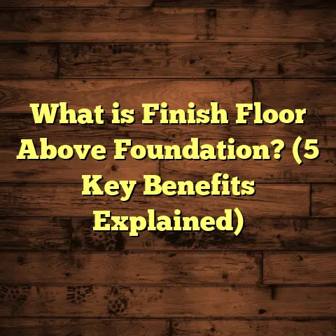 What is Finish Floor Above Foundation? (5 Key Benefits Explained)