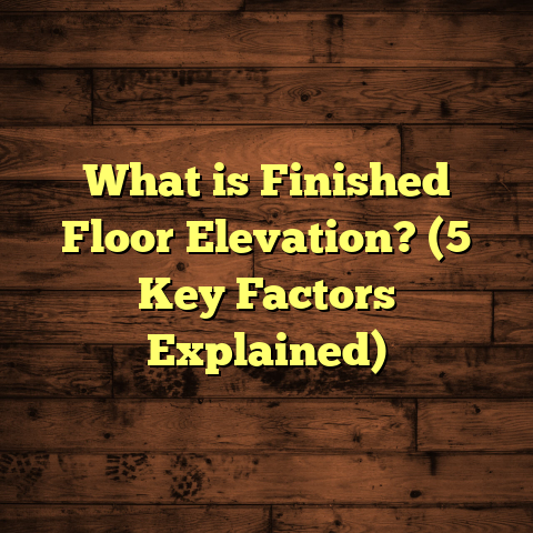 What is Finished Floor Elevation? (5 Key Factors Explained)