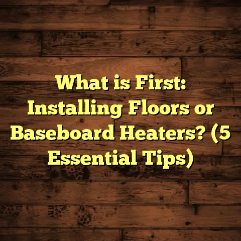 What is First: Installing Floors or Baseboard Heaters? (5 Essential Tips)