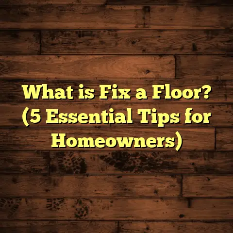 What is Fix a Floor? (5 Essential Tips for Homeowners)