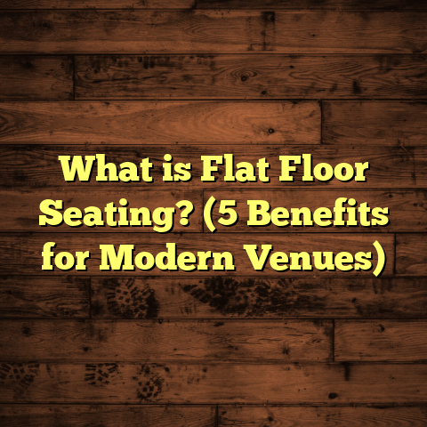 What is Flat Floor Seating? (5 Benefits for Modern Venues)