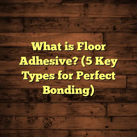 What is Floor Adhesive? (5 Key Types for Perfect Bonding)