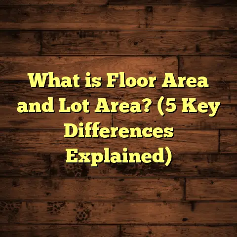 What is Floor Area and Lot Area? (5 Key Differences Explained)