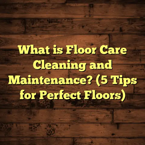 What is Floor Care Cleaning and Maintenance? (5 Tips for Perfect Floors)