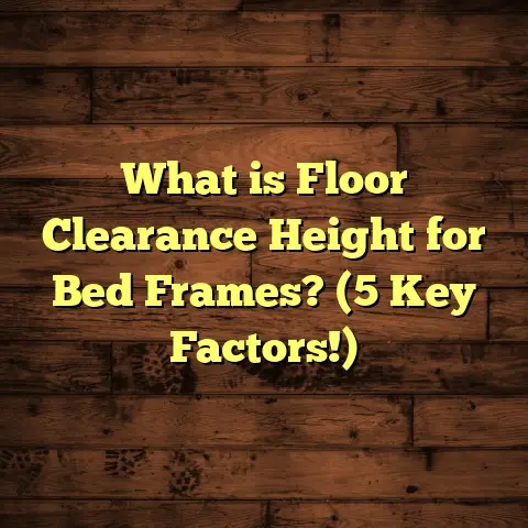 What is Floor Clearance Height for Bed Frames? (5 Key Factors!)