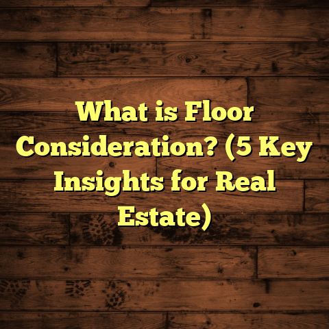 What is Floor Consideration? (5 Key Insights for Real Estate)