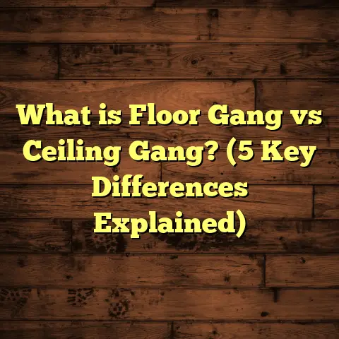 What is Floor Gang vs Ceiling Gang? (5 Key Differences Explained)