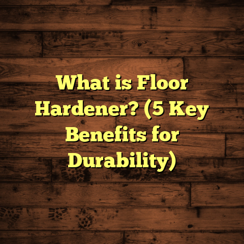 What is Floor Hardener? (5 Key Benefits for Durability)