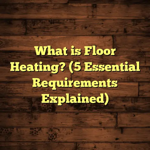 What is Floor Heating? (5 Essential Requirements Explained)