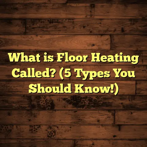 What is Floor Heating Called? (5 Types You Should Know!)