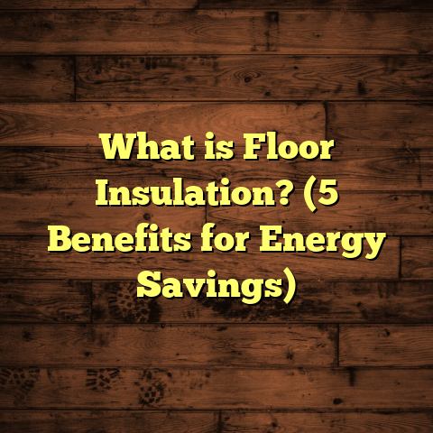 What is Floor Insulation? (5 Benefits for Energy Savings)