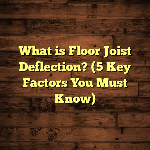 What is Floor Joist Deflection? (5 Key Factors You Must Know)