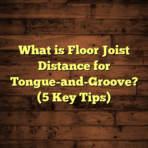 What is Floor Joist Distance for Tongue-and-Groove? (5 Key Tips)