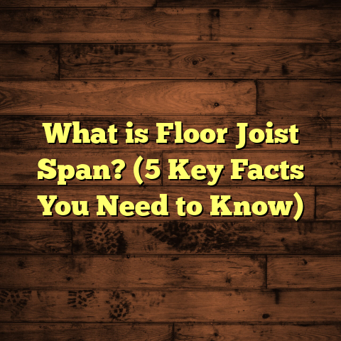 What is Floor Joist Span? (5 Key Facts You Need to Know)
