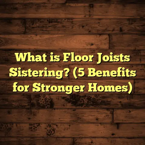 What is Floor Joists Sistering? (5 Benefits for Stronger Homes)