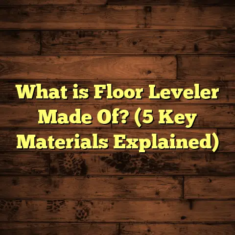 What is Floor Leveler Made Of? (5 Key Materials Explained)