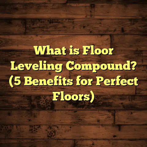What is Floor Leveling Compound? (5 Benefits for Perfect Floors)