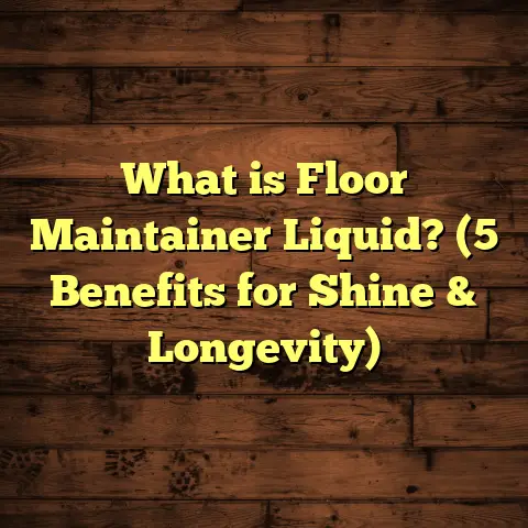 What is Floor Maintainer Liquid? (5 Benefits for Shine & Longevity)