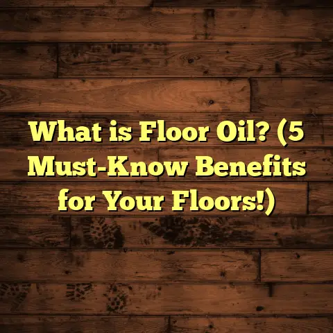 What is Floor Oil? (5 Must-Know Benefits for Your Floors!)
