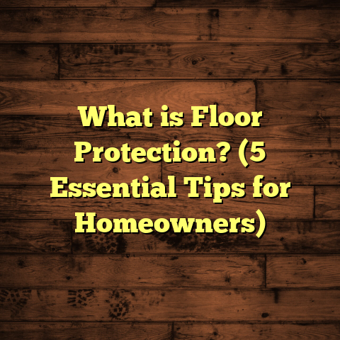 What is Floor Protection? (5 Essential Tips for Homeowners)