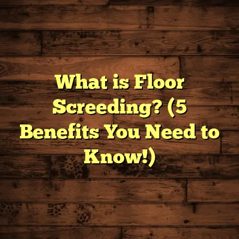 What is Floor Screeding? (5 Benefits You Need to Know!)