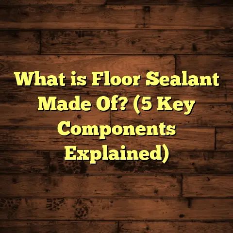 What is Floor Sealant Made Of? (5 Key Components Explained)