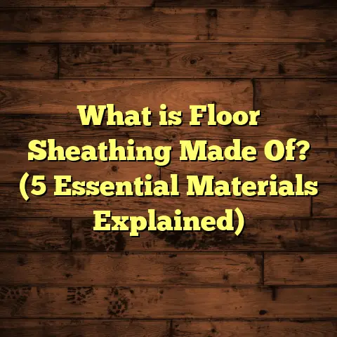 What is Floor Sheathing Made Of? (5 Essential Materials Explained)
