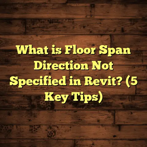 What is Floor Span Direction Not Specified in Revit? (5 Key Tips)