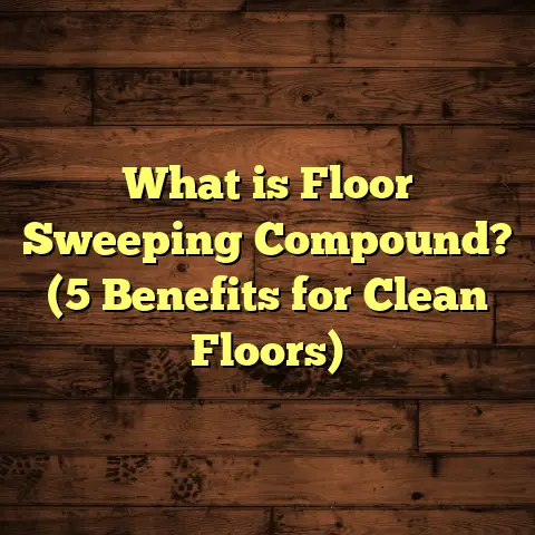What is Floor Sweeping Compound? (5 Benefits for Clean Floors)