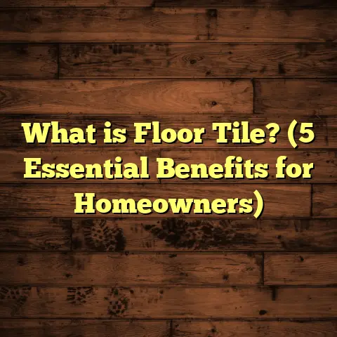 What is Floor Tile? (5 Essential Benefits for Homeowners)