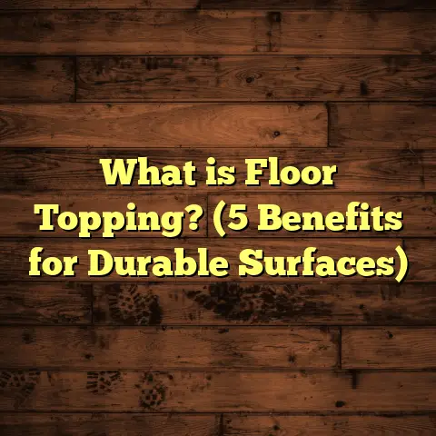 What is Floor Topping? (5 Benefits for Durable Surfaces)